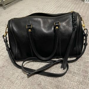 Black Fossil Kendall Satchel